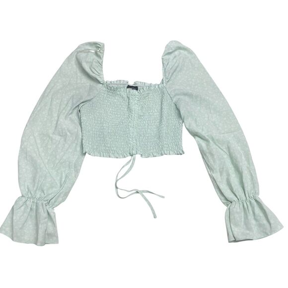 Women's Shein Crop Tops Size M Medium Assorted Styles Blouse Shirts Bundle of 11 - Picture 9 of 12